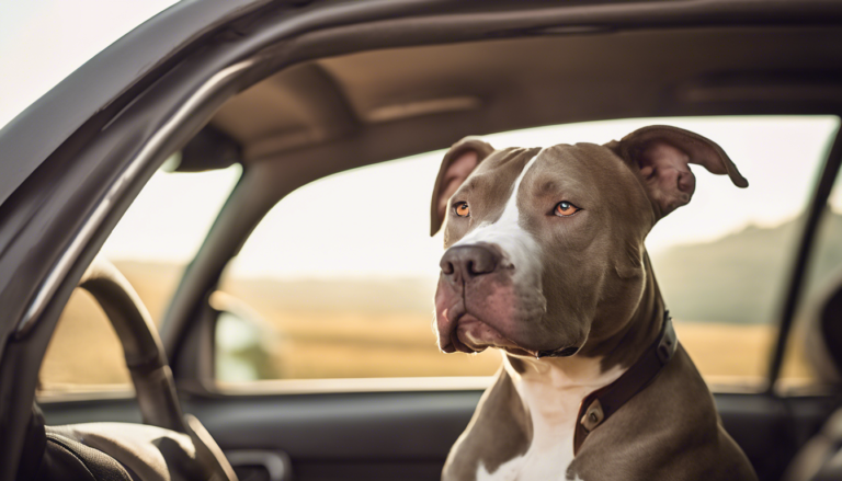 How to Teach Your Pitbull to Stay Calm During Car Rides