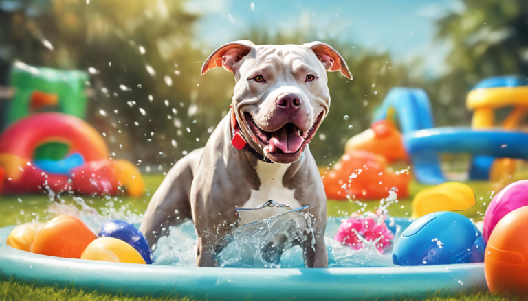Teaching Your Pitbull to Be Comfortable Around Water