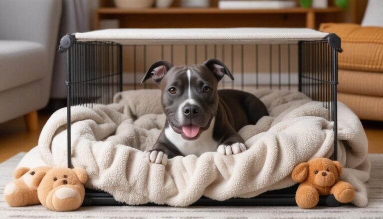 How to Teach Your Pitbull to Be Comfortable in a Crate